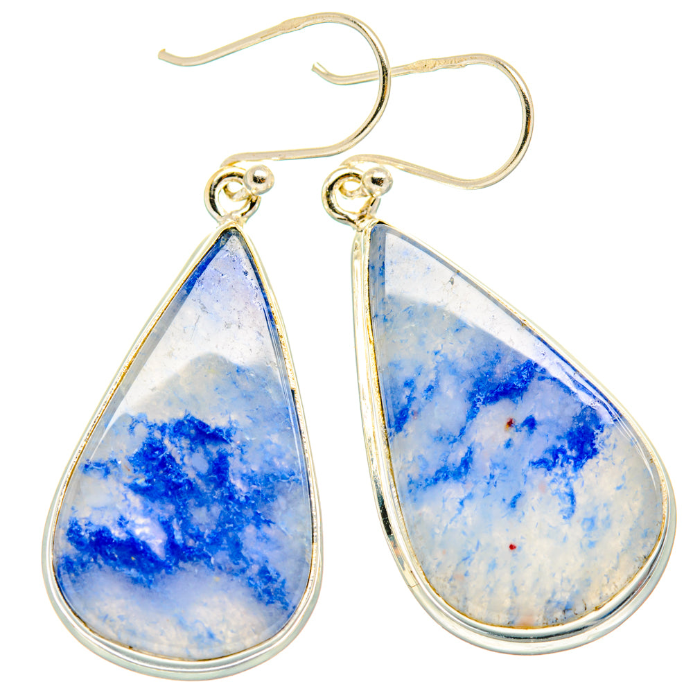 Sodalite Earrings handcrafted by Anasilvercos - EARR428000 - Photo 2