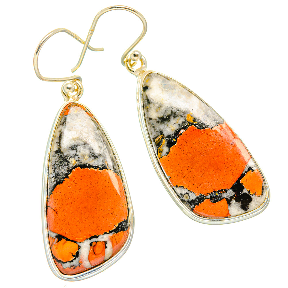 Maligano Jasper Earrings handcrafted by Anasilvercos - EARR428038 - Photo 2
