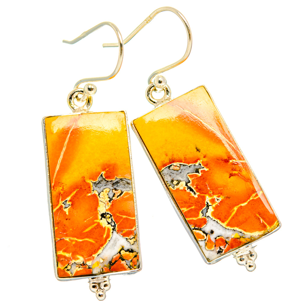 Maligano Jasper Earrings handcrafted by Anasilvercos - EARR428048 - Photo 2