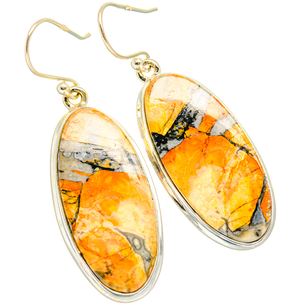 Maligano Jasper Earrings handcrafted by Anasilvercos - EARR428057 - Photo 2