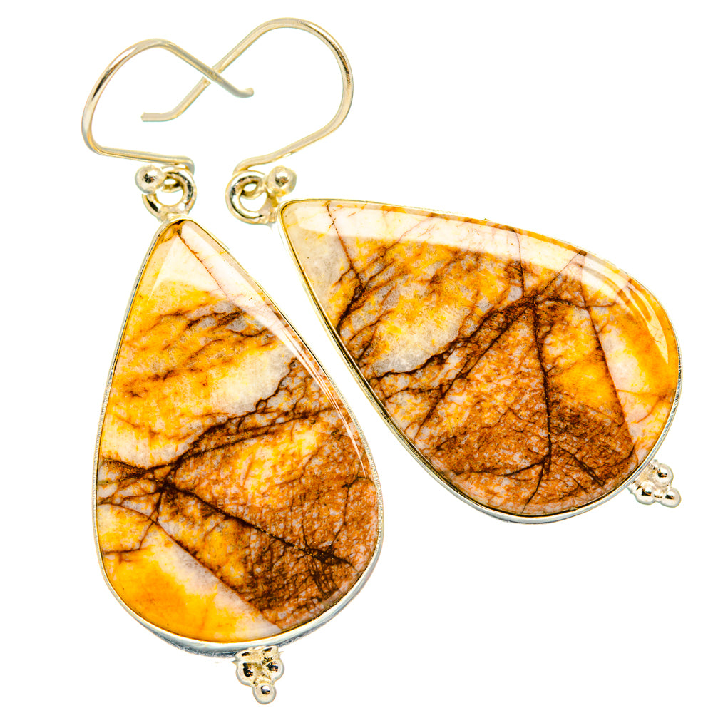 Picture Jasper Earrings handcrafted by Anasilvercos - EARR428071 - Photo 2