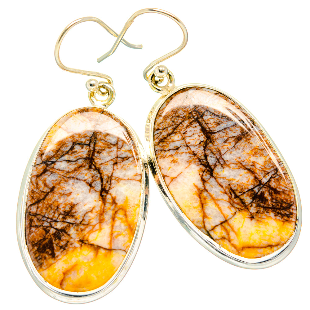 Picture Jasper Earrings handcrafted by Anasilvercos - EARR428079 - Photo 2