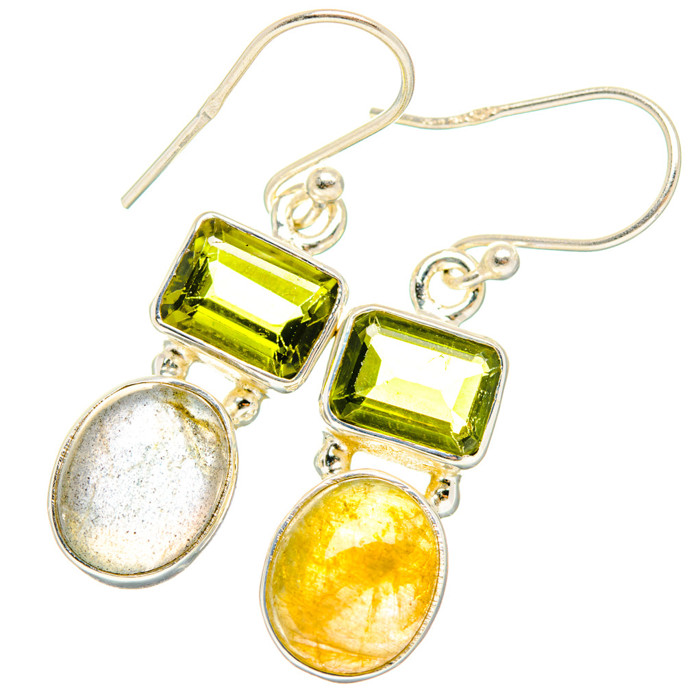Labradorite Earrings handcrafted by Anasilvercos - EARR428101 - Photo 2
