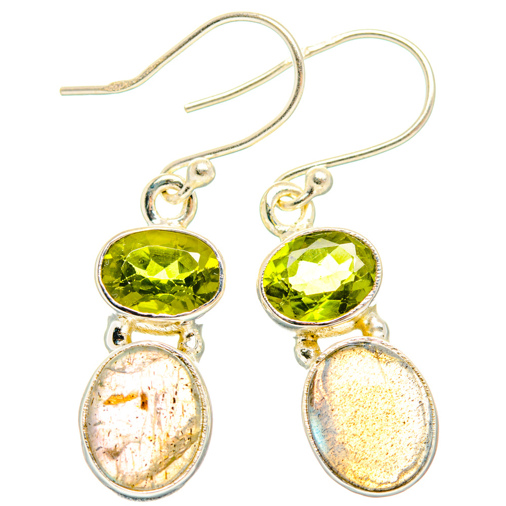 Labradorite Earrings handcrafted by Anasilvercos - EARR428103 - Photo 2