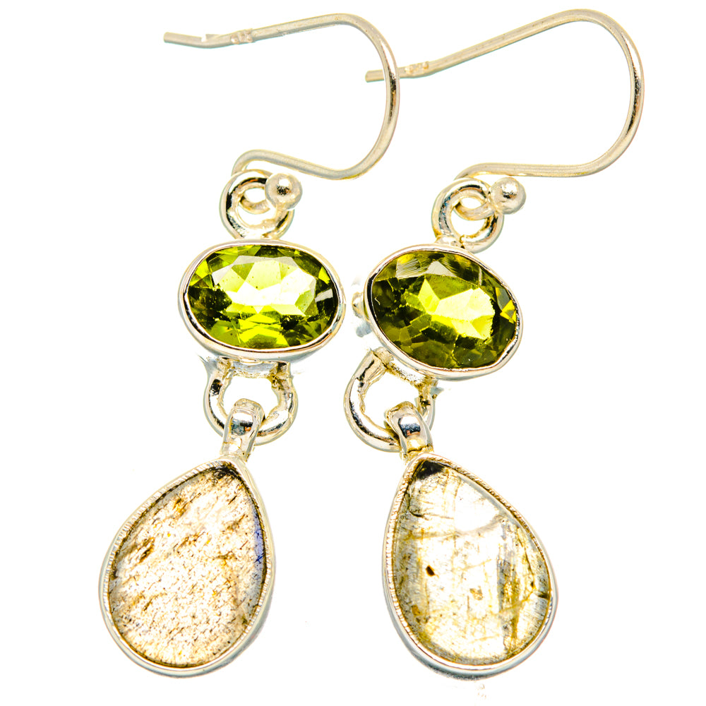Labradorite Earrings handcrafted by Anasilvercos - EARR428107 - Photo 2