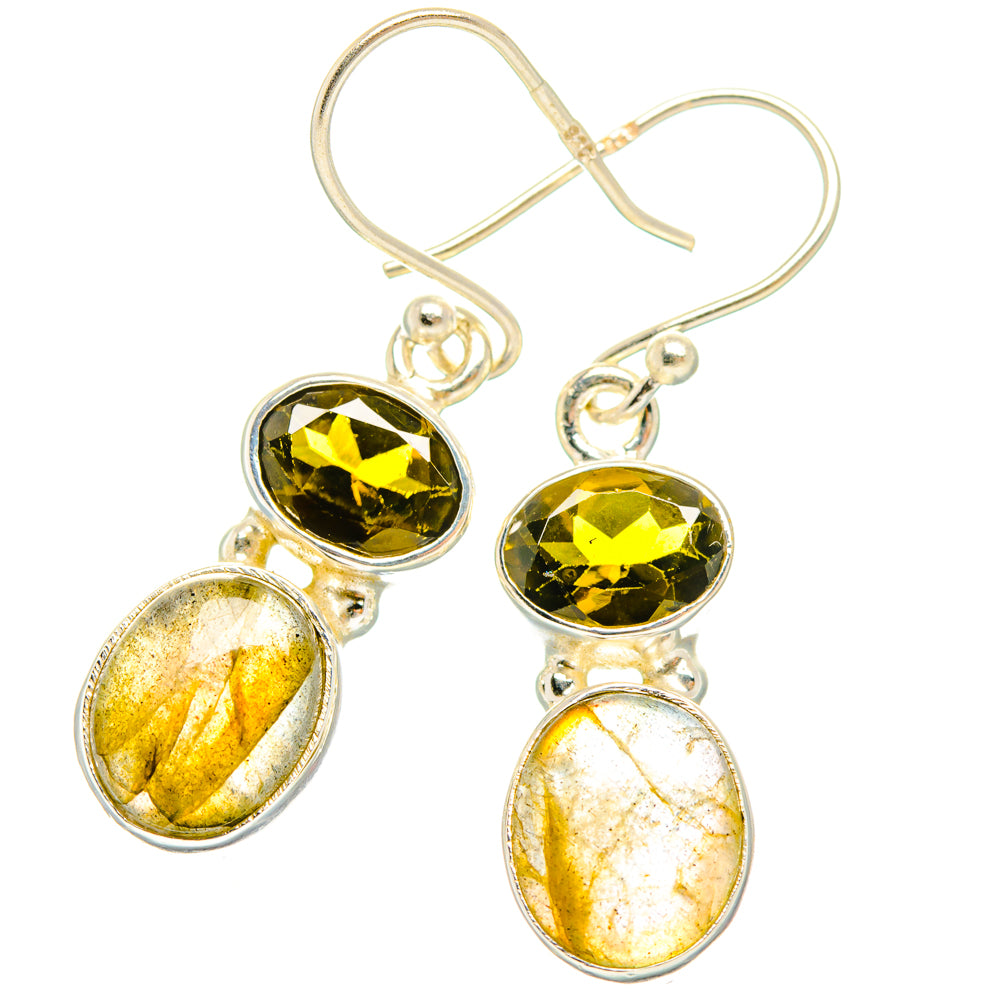 Labradorite Earrings handcrafted by Anasilvercos - EARR428112 - Photo 2