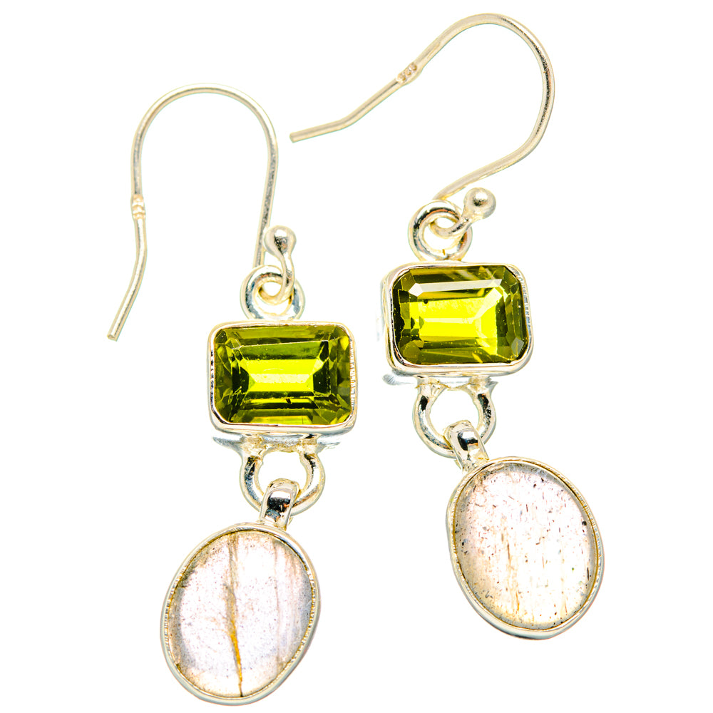 Labradorite Earrings handcrafted by Anasilvercos - EARR428120 - Photo 2