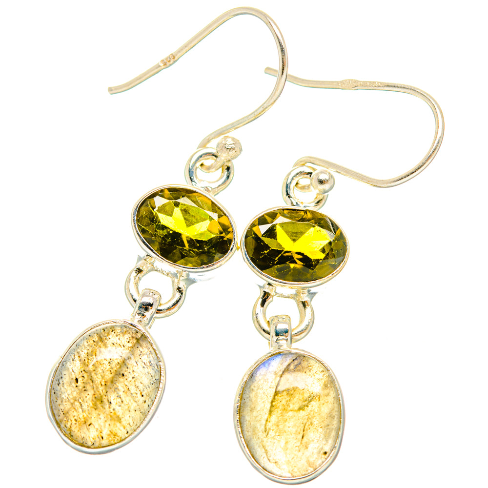 Labradorite Earrings handcrafted by Anasilvercos - EARR428127 - Photo 2