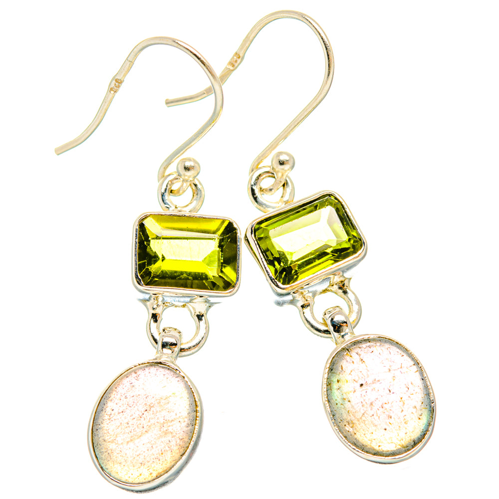 Labradorite Earrings handcrafted by Anasilvercos - EARR428130 - Photo 2