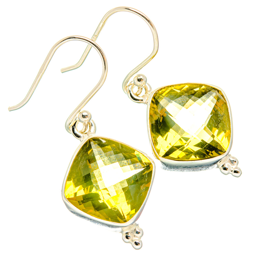 Citrine Earrings handcrafted by Anasilvercos - EARR428131 - Photo 2