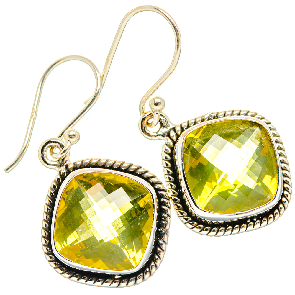 Citrine Earrings handcrafted by Anasilvercos - EARR428132 - Photo 2