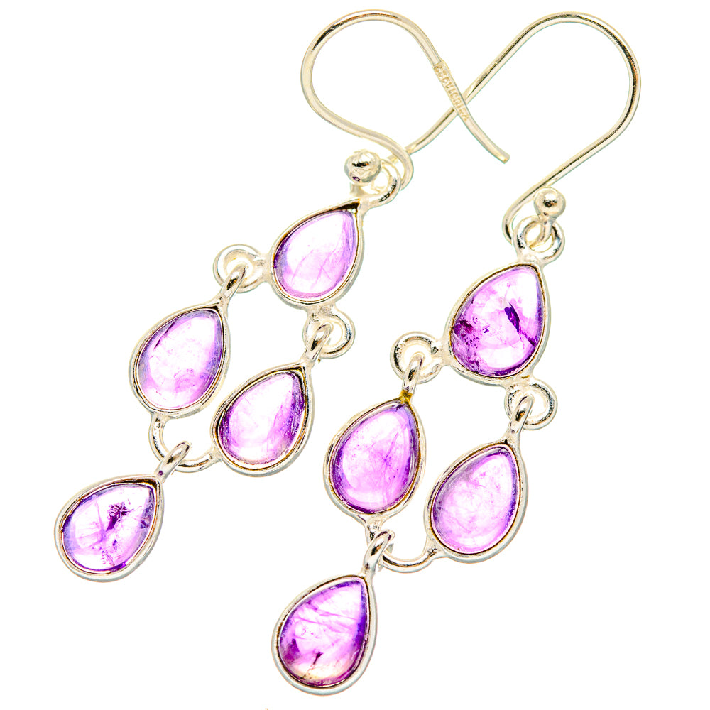 Amethyst Earrings handcrafted by Anasilvercos - EARR428137 - Photo 2