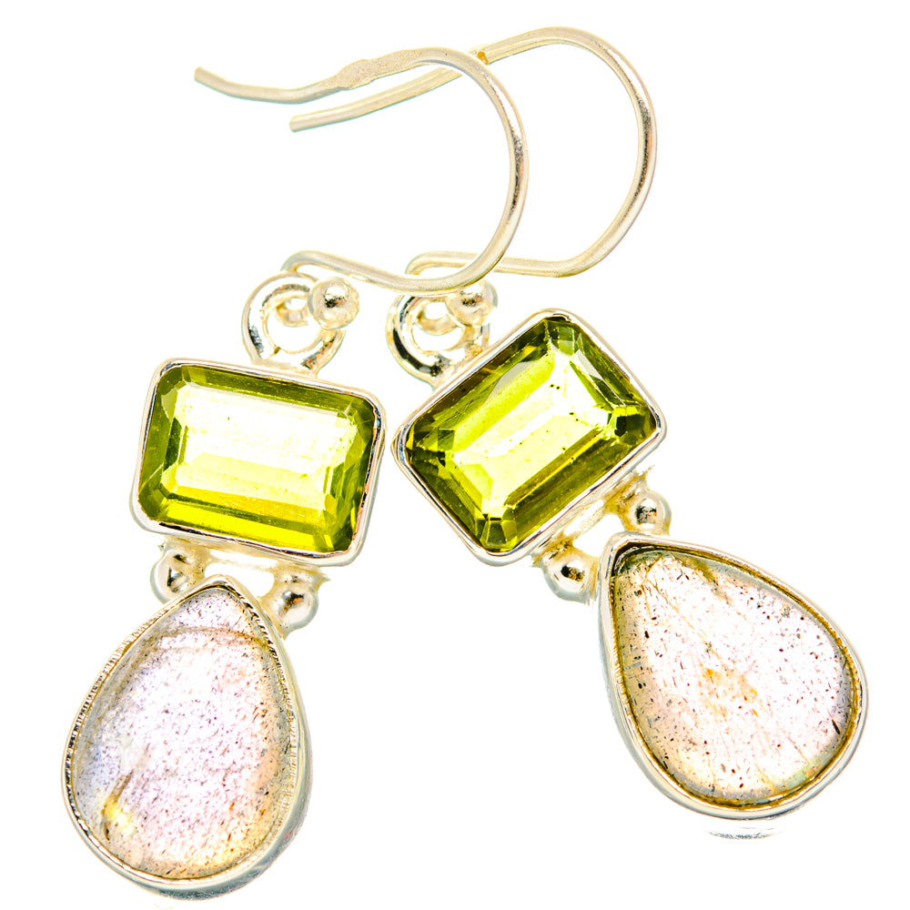 Labradorite Earrings handcrafted by Anasilvercos - EARR428145 - Photo 2