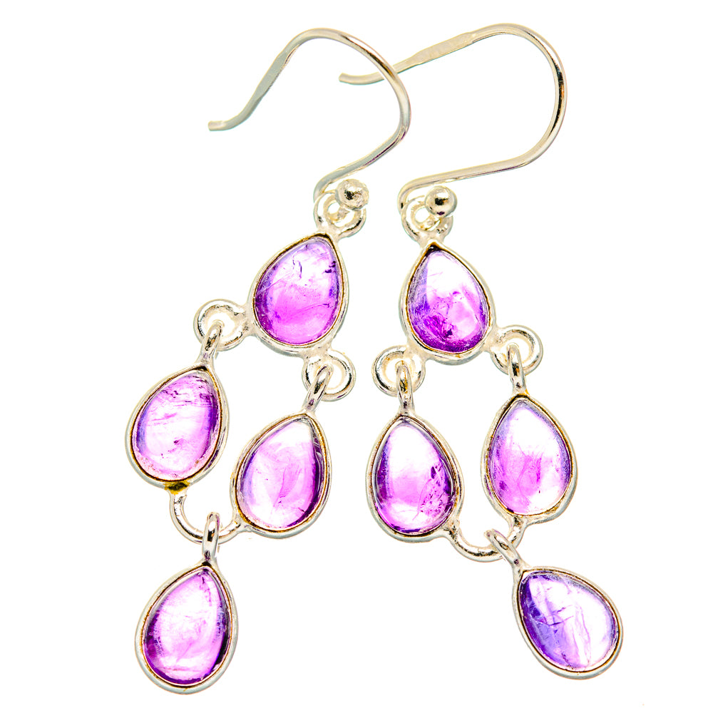 Amethyst Earrings handcrafted by Anasilvercos - EARR428149 - Photo 2