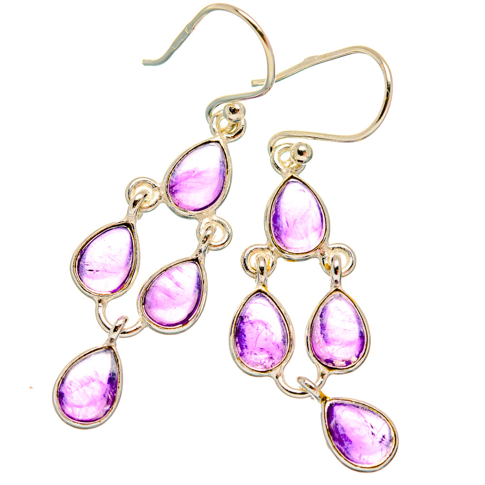 Amethyst Earrings handcrafted by Anasilvercos - EARR428173 - Photo 2
