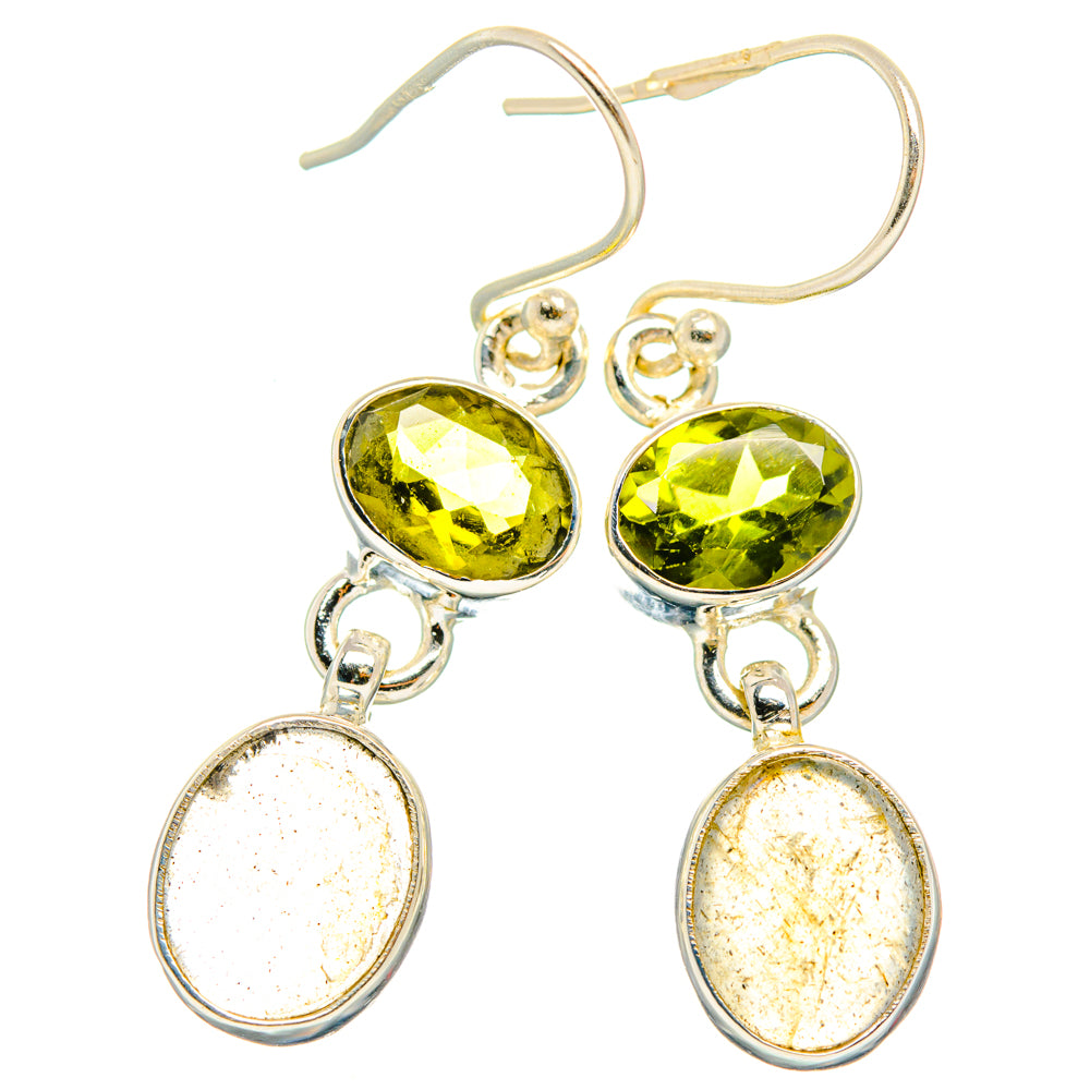 Labradorite, Peridot Earrings handcrafted by Anasilvercos - EARR428208 - Photo 2