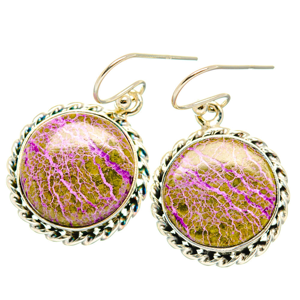 Stichtite Earrings handcrafted by Anasilvercos - EARR428214 - Photo 2