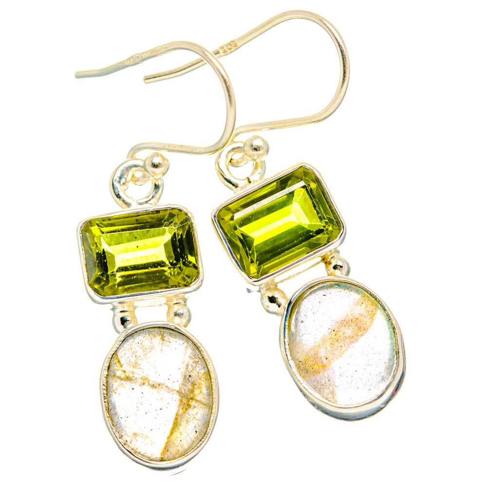 Labradorite Earrings handcrafted by Anasilvercos - EARR428259 - Photo 2