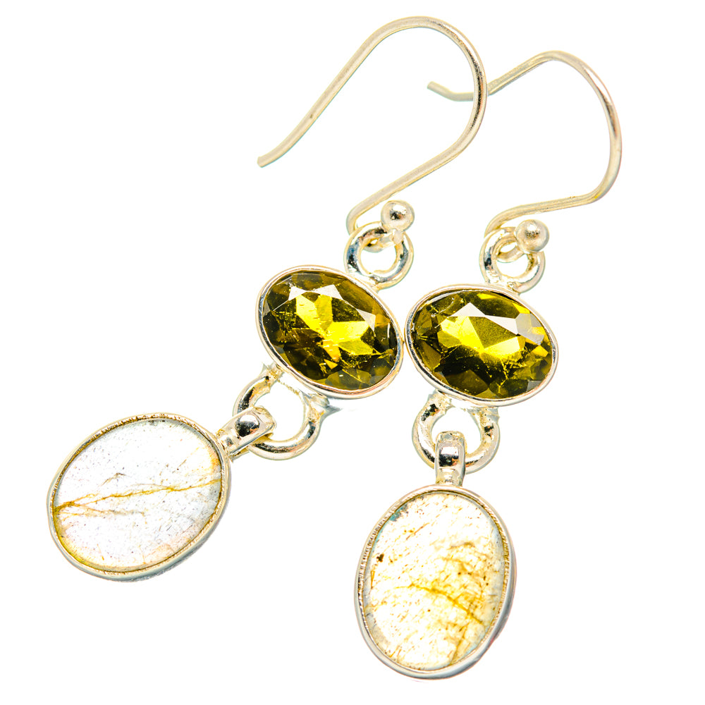 Labradorite Earrings handcrafted by Anasilvercos - EARR428273 - Photo 2
