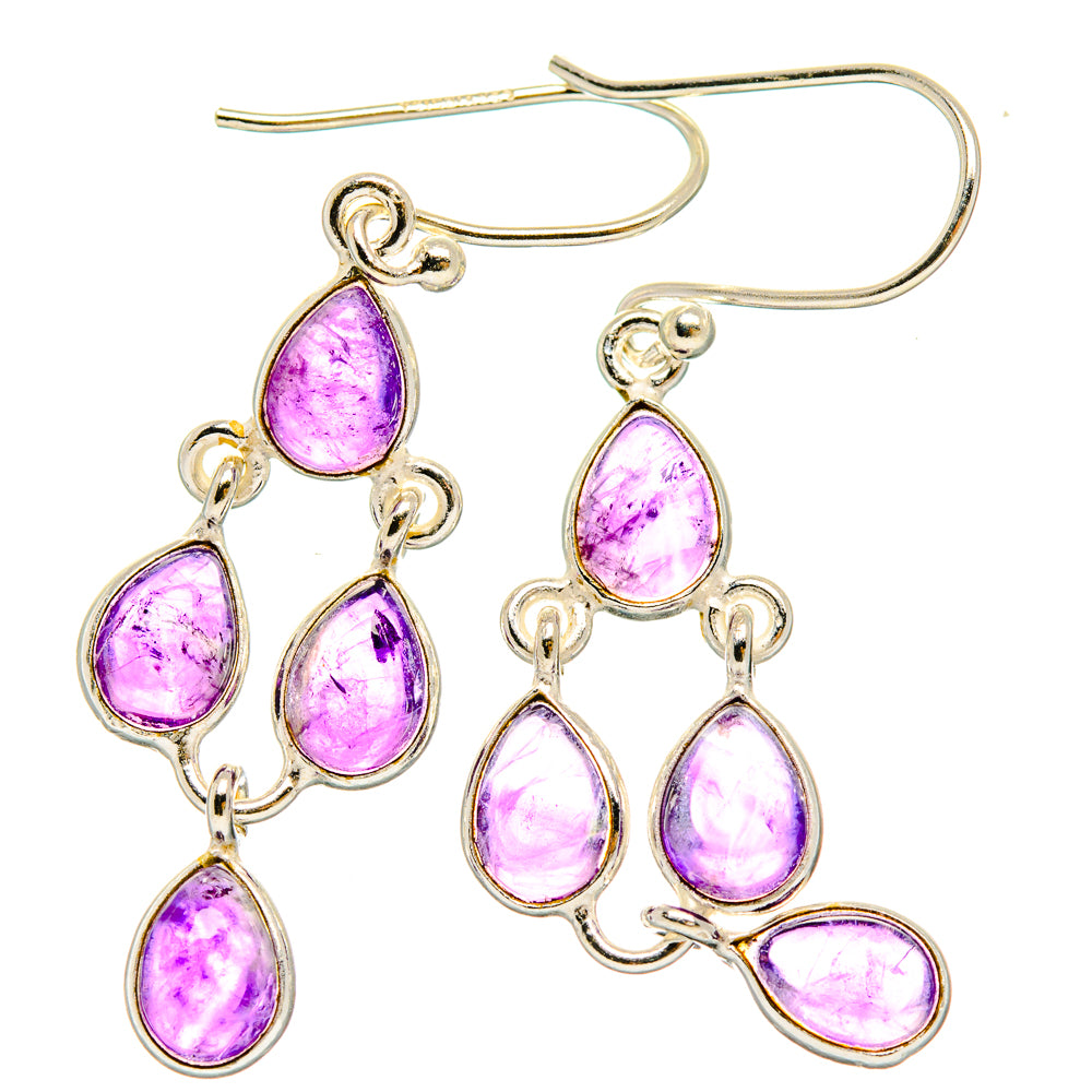 Amethyst Earrings handcrafted by Anasilvercos - EARR428287 - Photo 2