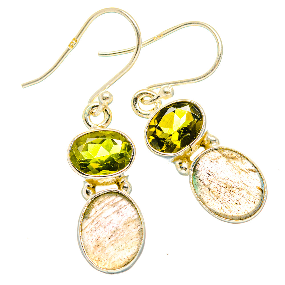 Labradorite Earrings handcrafted by Anasilvercos - EARR428300 - Photo 2