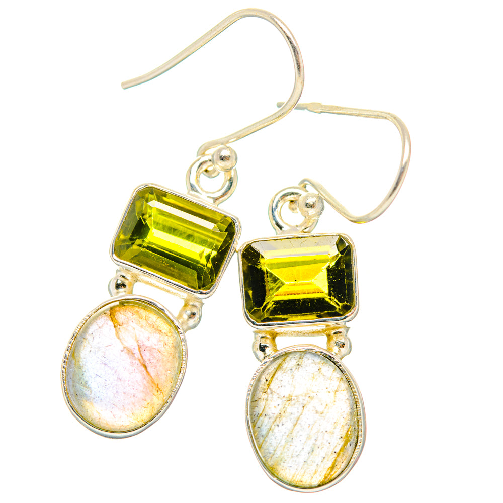Labradorite Earrings handcrafted by Anasilvercos - EARR428306 - Photo 2