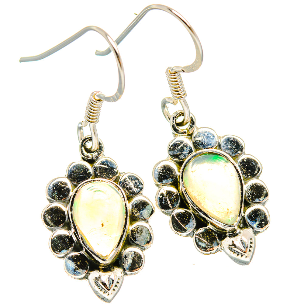 Ethiopian Opal Earrings handcrafted by Anasilvercos - EARR428332 - Photo 2