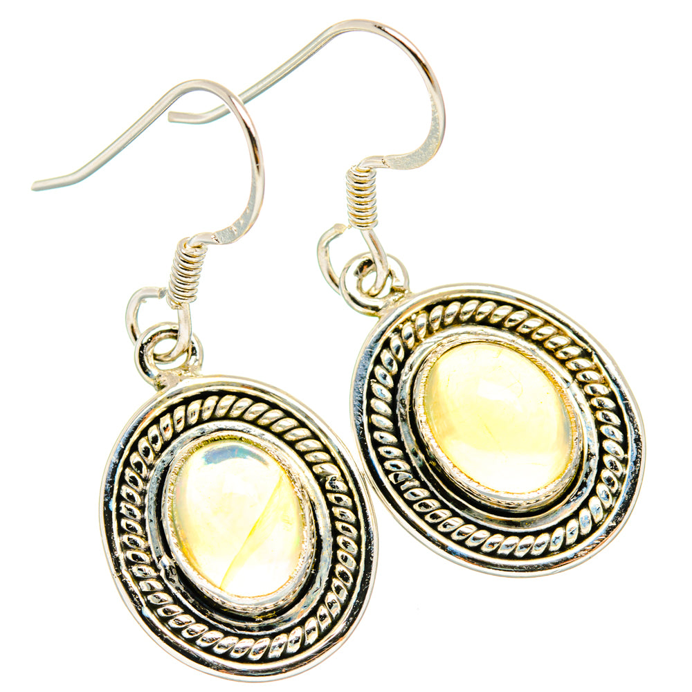 Ethiopian Opal Earrings handcrafted by Anasilvercos - EARR428339 - Photo 2