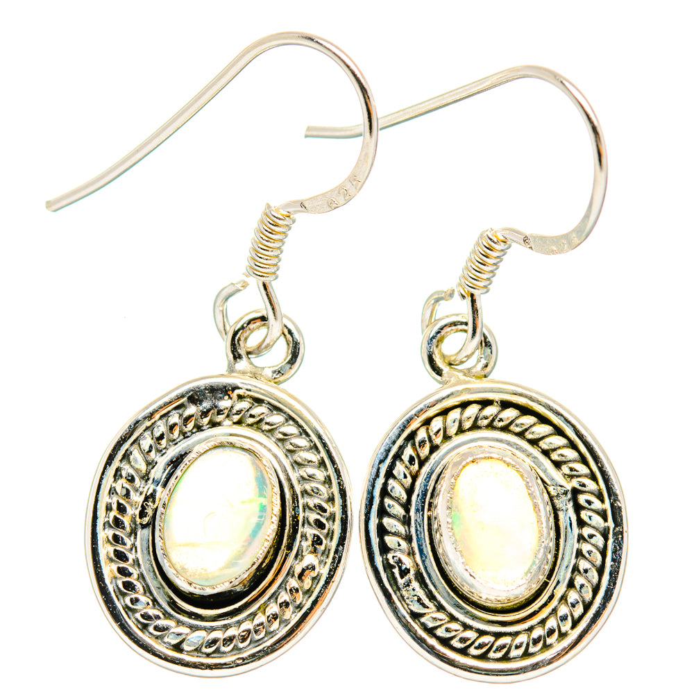 Ethiopian Opal Earrings handcrafted by Anasilvercos - EARR428344 - Photo 2