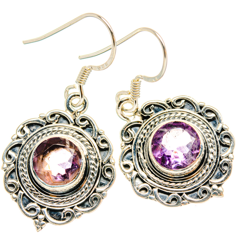 Amethyst Earrings handcrafted by Anasilvercos - EARR428381 - Photo 2