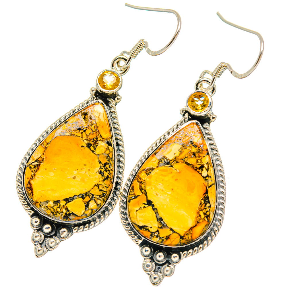 Maligano Jasper Earrings handcrafted by Anasilvercos - EARR428383 - Photo 2