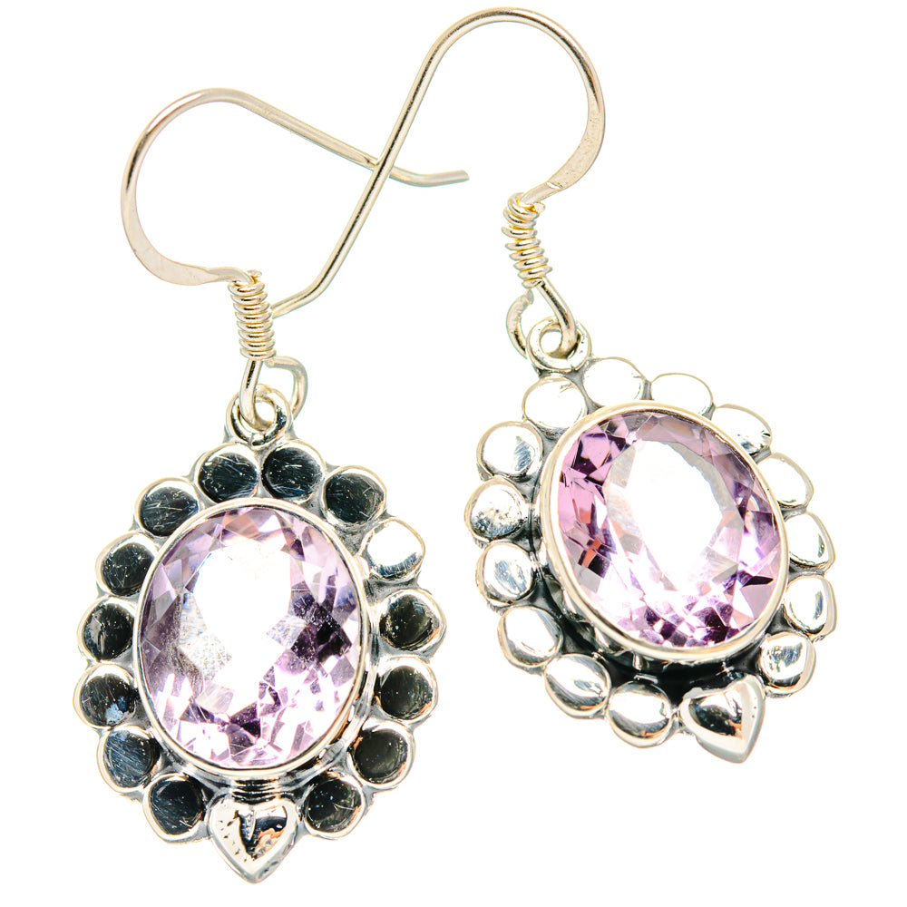 Amethyst Earrings handcrafted by Anasilvercos - EARR428388 - Photo 2