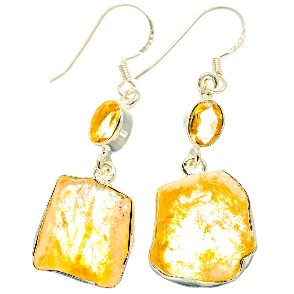 Citrine Earrings handcrafted by Anasilvercos - EARR428392 - Photo 2