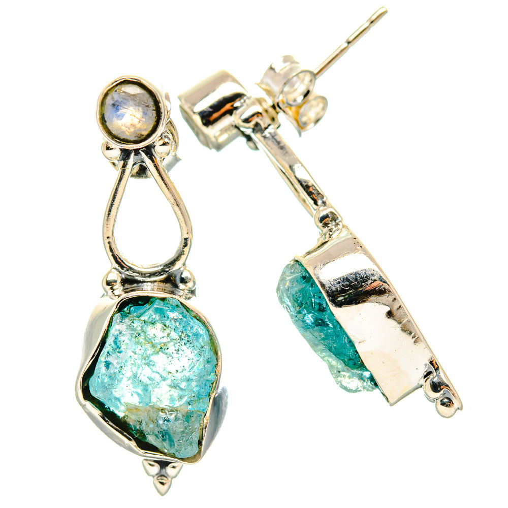 Apatite Earrings handcrafted by Anasilvercos - EARR428402 - Photo 2
