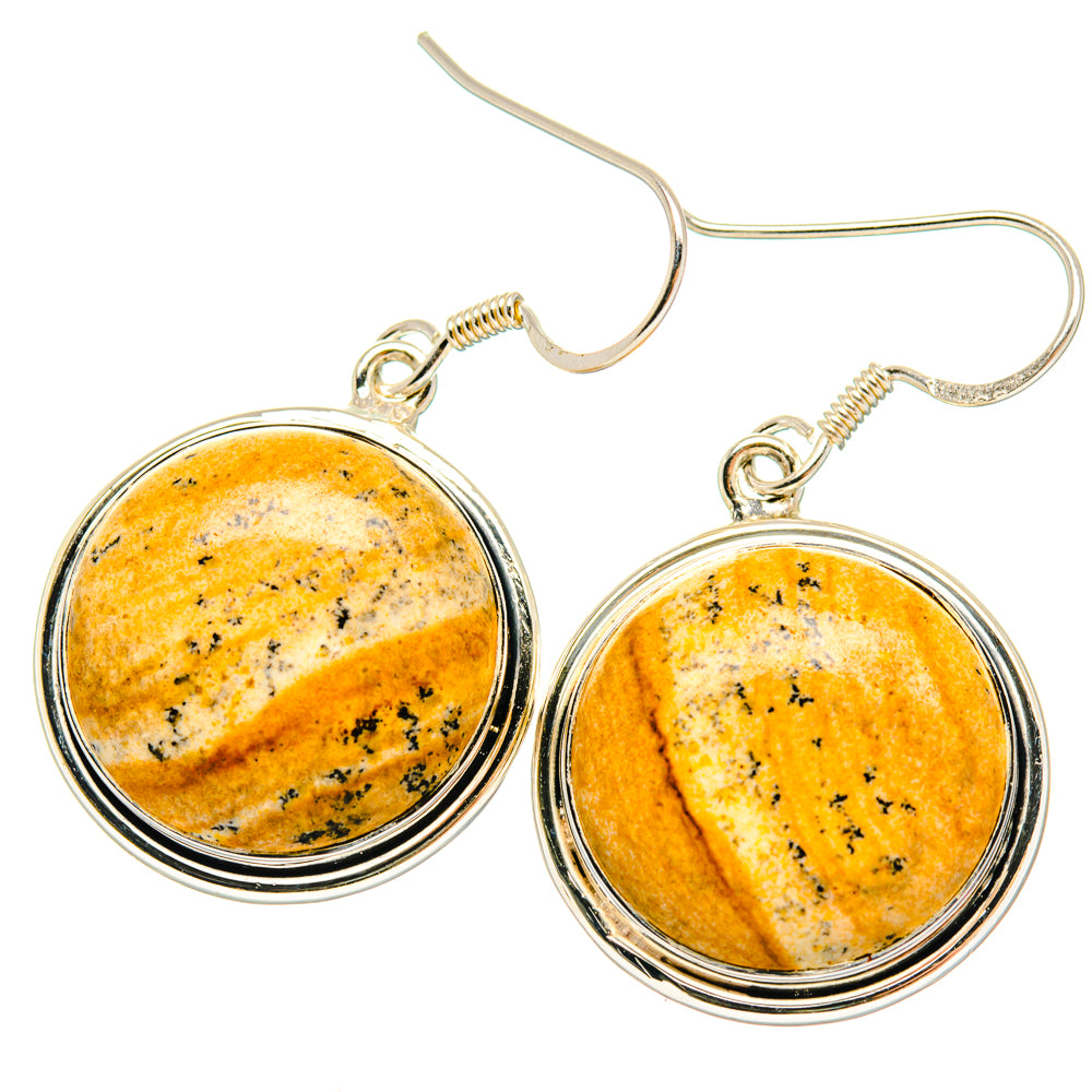 Picture Jasper Earrings handcrafted by Anasilvercos - EARR428405 - Photo 2