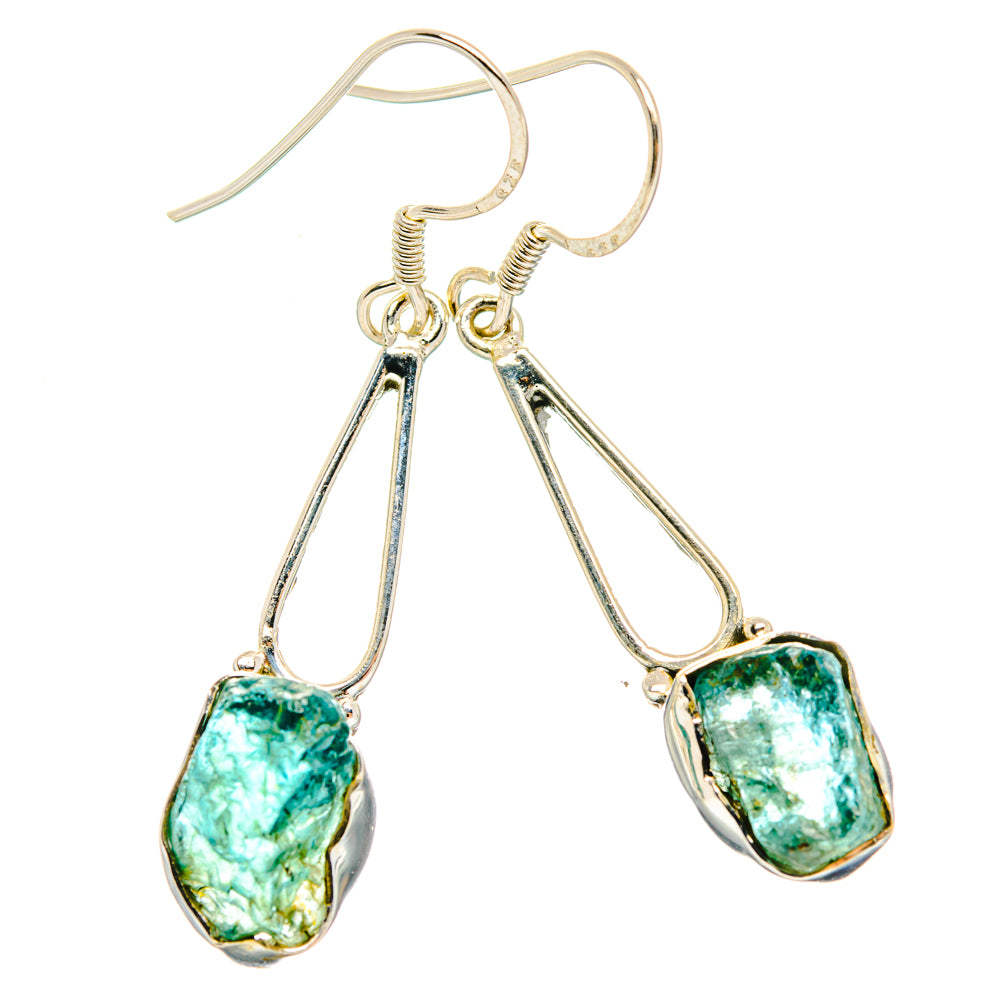 Apatite Earrings handcrafted by Anasilvercos - EARR428406 - Photo 2