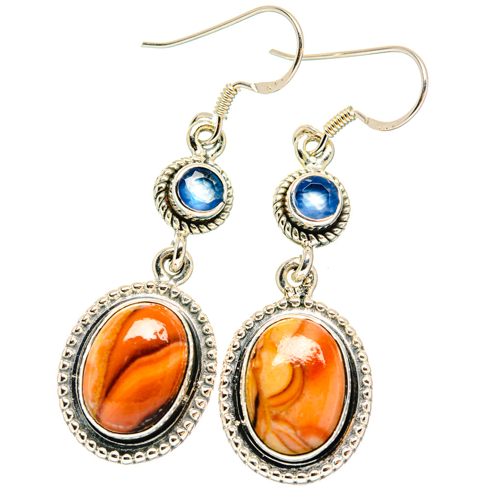 Mookaite Earrings handcrafted by Anasilvercos - EARR428409 - Photo 2