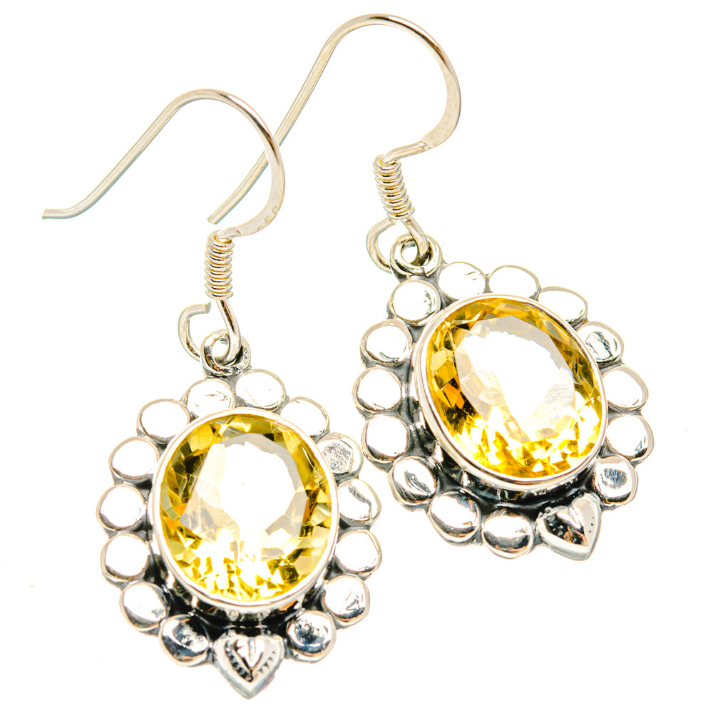 Citrine Earrings handcrafted by Anasilvercos - EARR428414 - Photo 2
