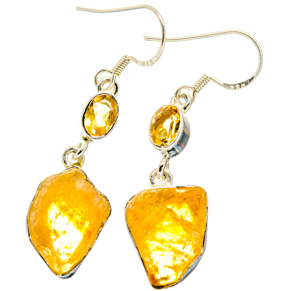 Citrine Earrings handcrafted by Anasilvercos - EARR428415 - Photo 2