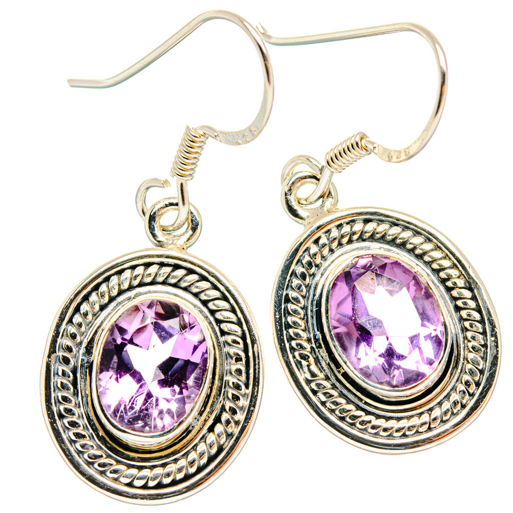 Amethyst Earrings handcrafted by Anasilvercos - EARR428422 - Photo 2