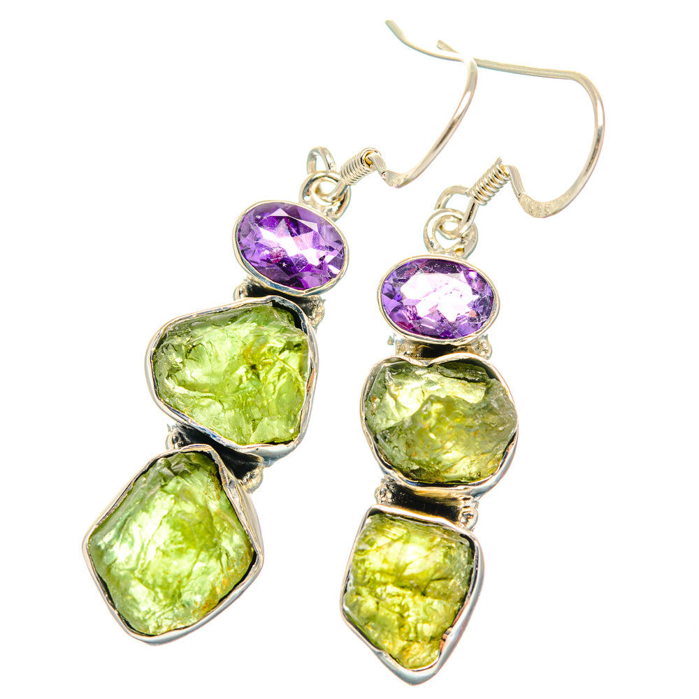 Peridot Earrings handcrafted by Anasilvercos - EARR428426 - Photo 2