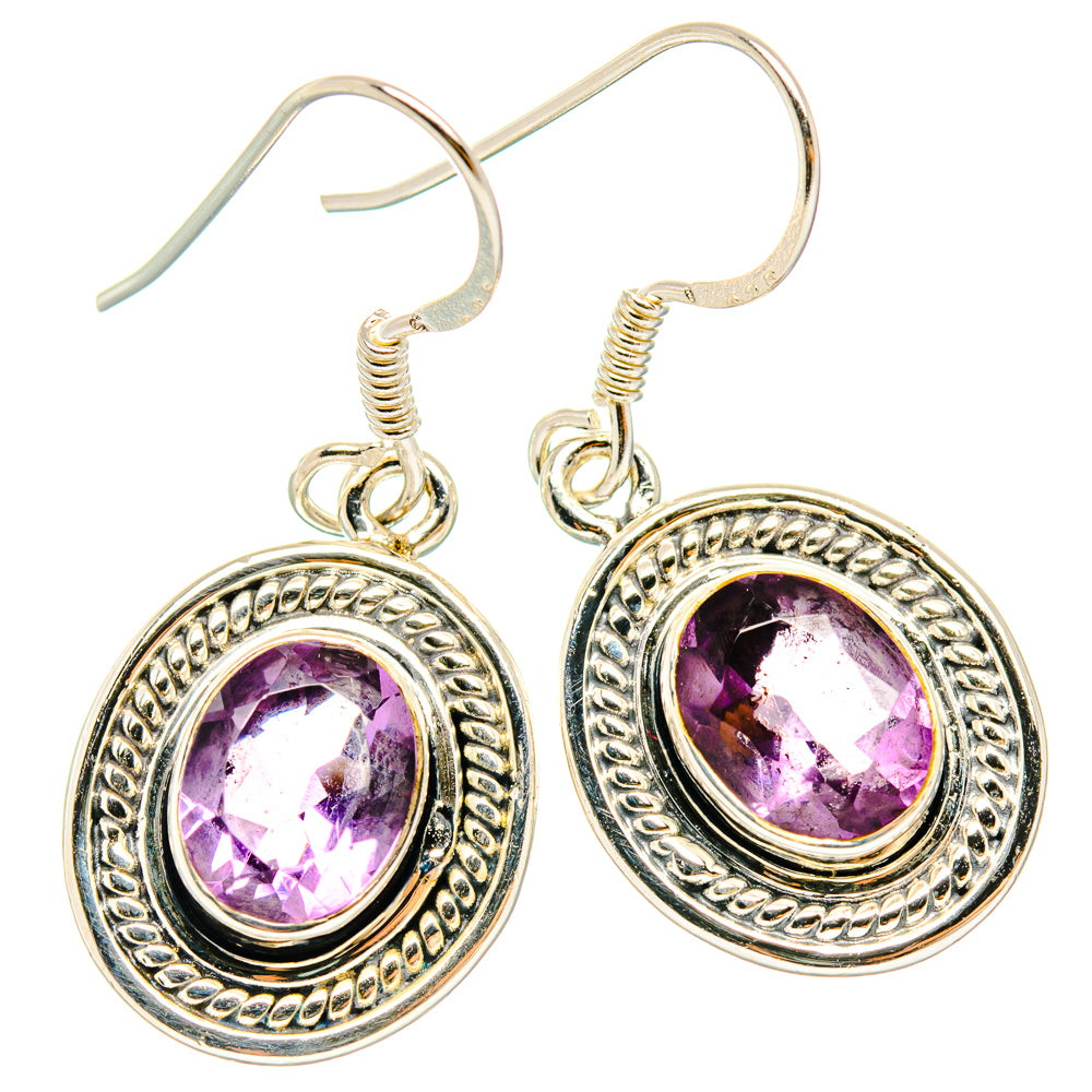 Amethyst Earrings handcrafted by Anasilvercos - EARR428435 - Photo 2