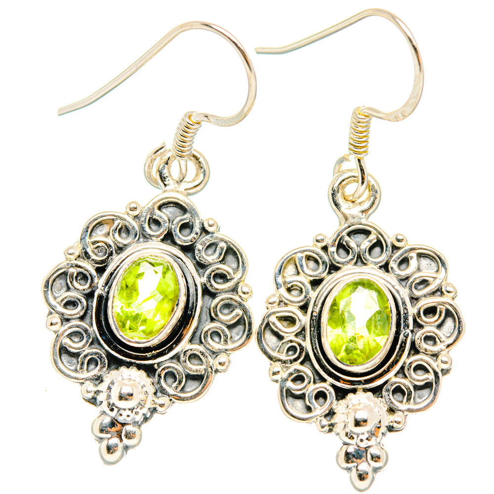 Peridot Earrings handcrafted by Anasilvercos - EARR428460 - Photo 2