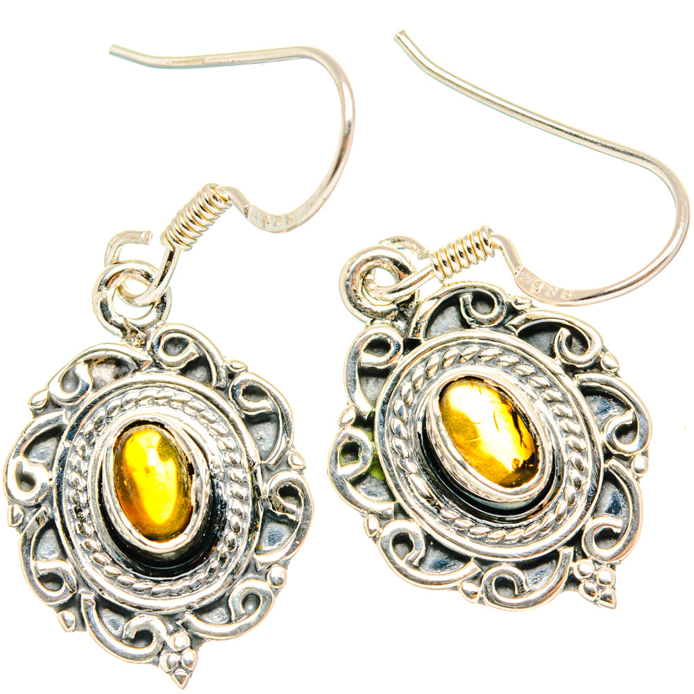 Citrine Earrings handcrafted by Anasilvercos - EARR428462 - Photo 2