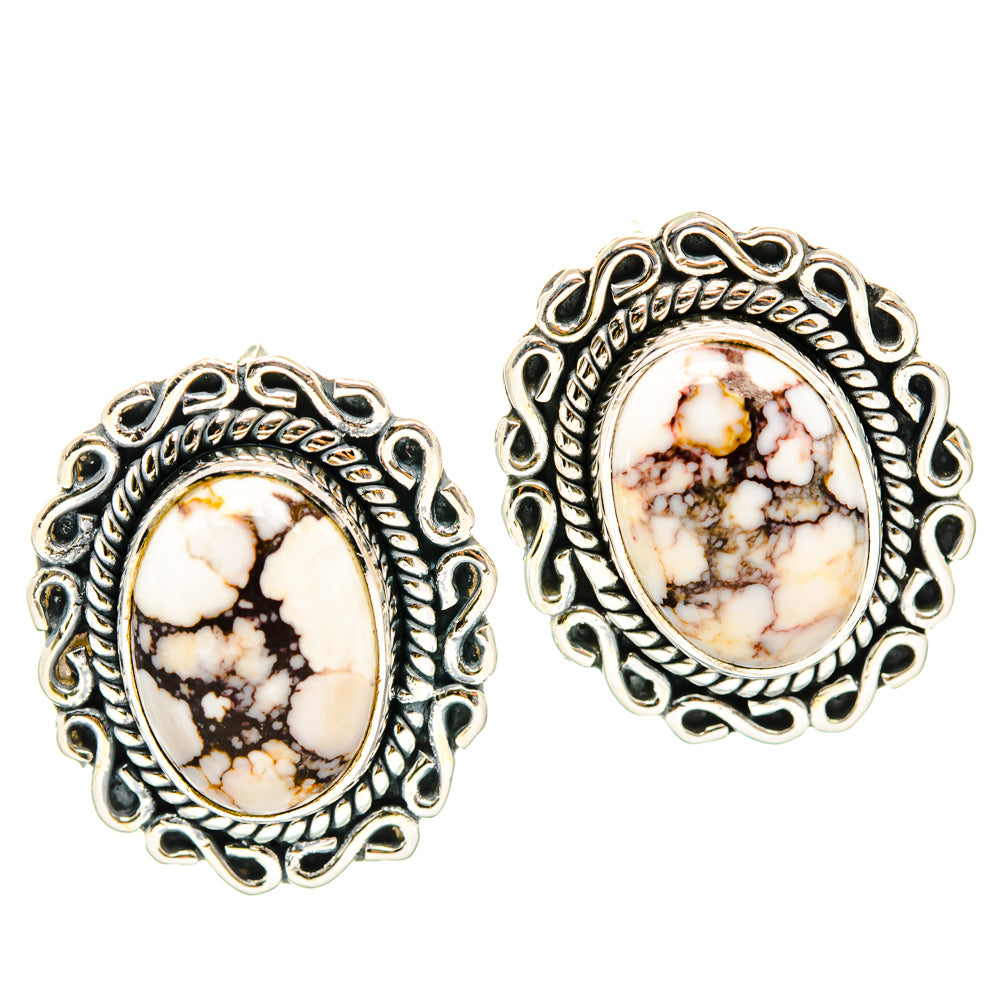 Wild Horse Jasper Earrings handcrafted by Anasilvercos - EARR428477 - Photo 2