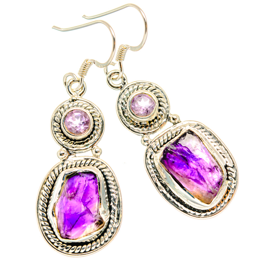 Amethyst Earrings handcrafted by Anasilvercos - EARR428492 - Photo 2