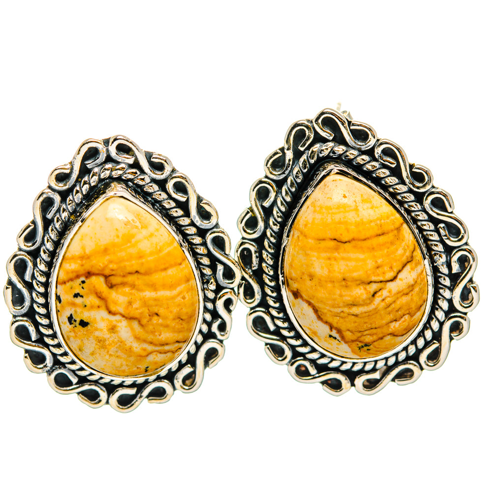 Picture Jasper Earrings handcrafted by Anasilvercos - EARR428512 - Photo 2