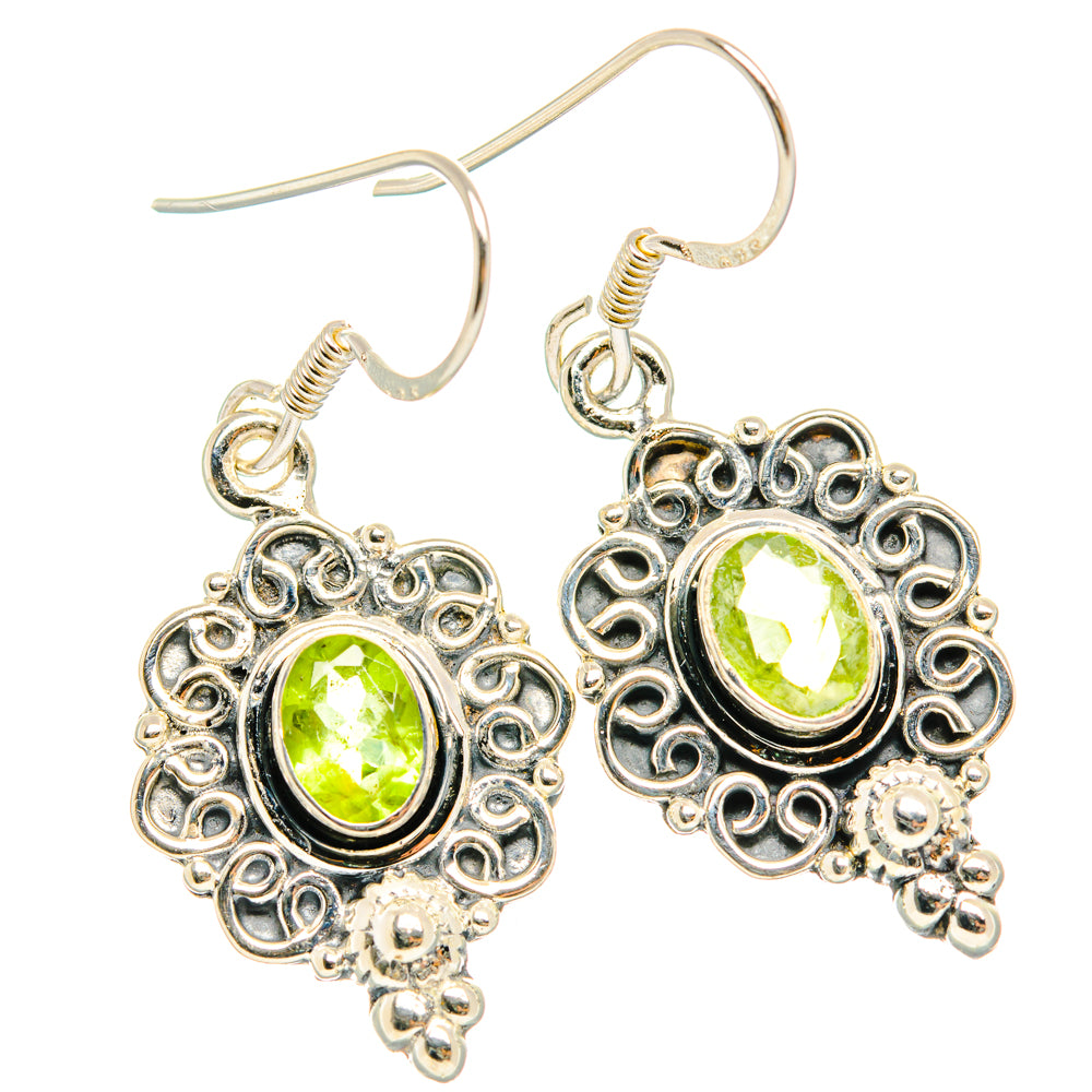 Peridot Earrings handcrafted by Anasilvercos - EARR428524 - Photo 2