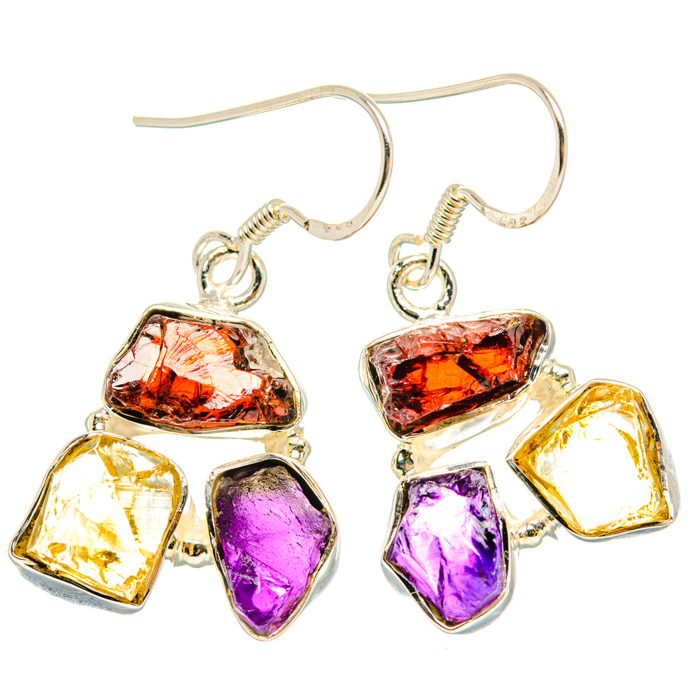 Garnet Earrings handcrafted by Anasilvercos - EARR428534 - Photo 2