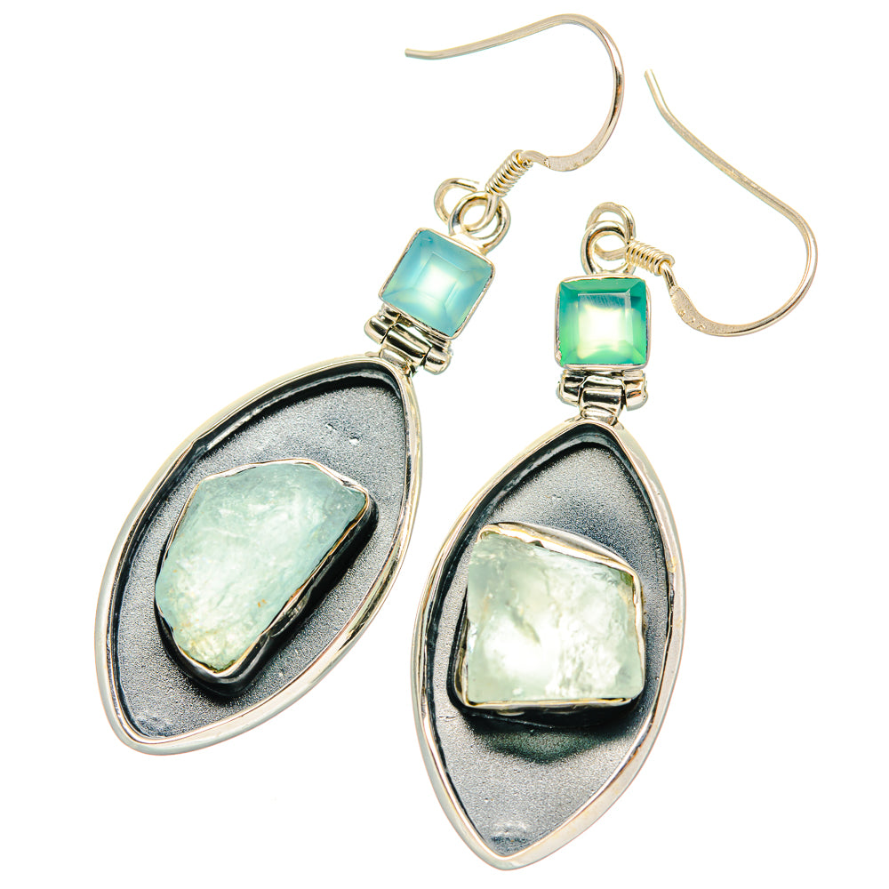 Aquamarine Earrings handcrafted by Anasilvercos - EARR428535 - Photo 2